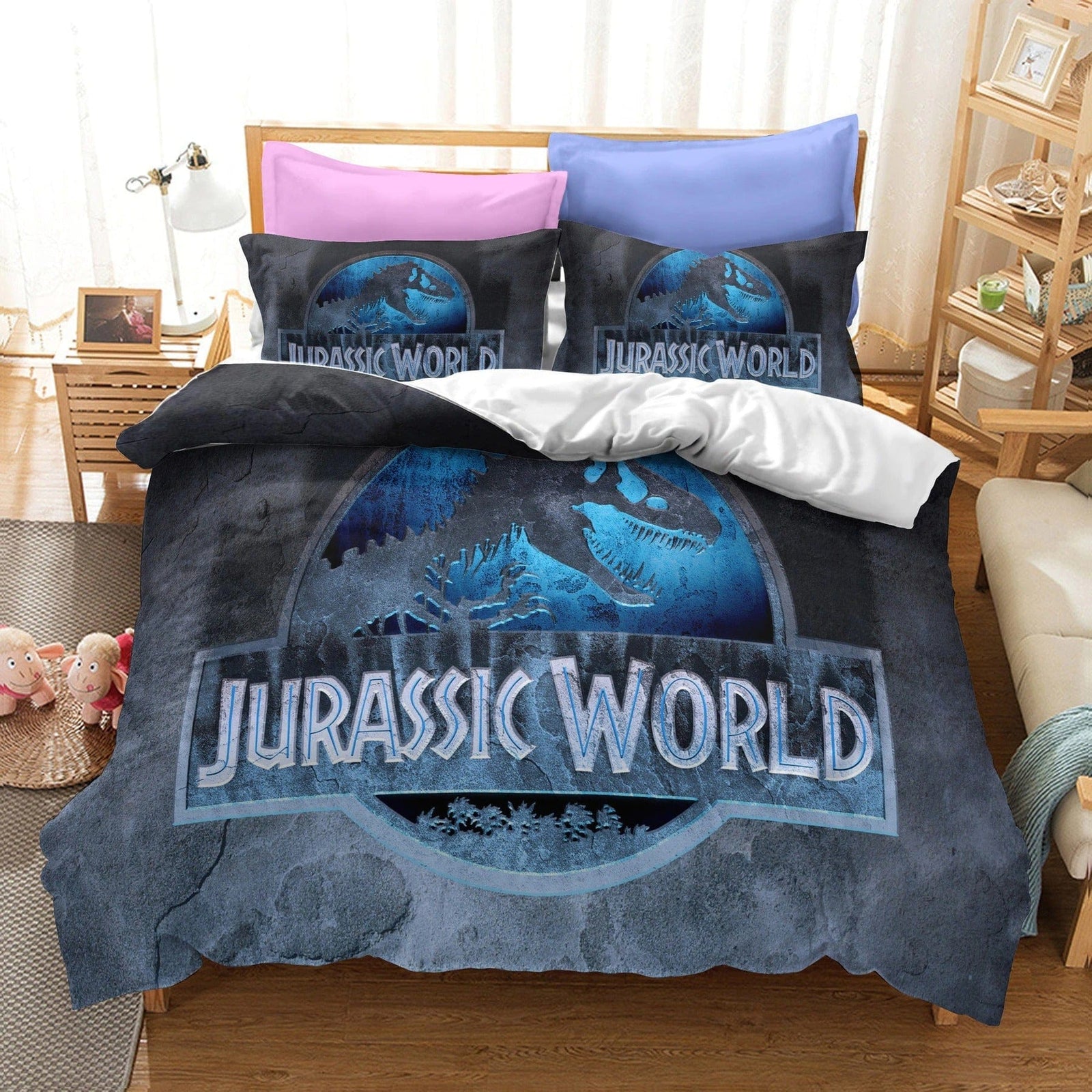 Housse de Couette Jurassic World Blue