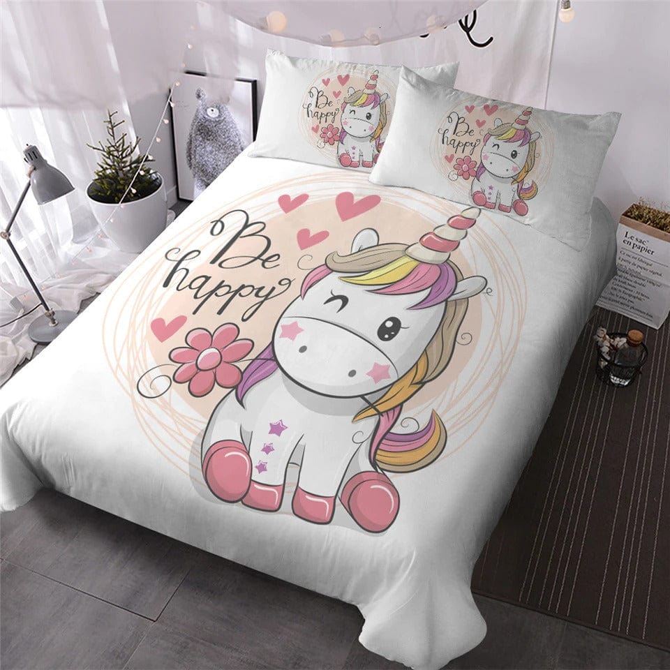 Housse de Couette Licorne 2 Personnes