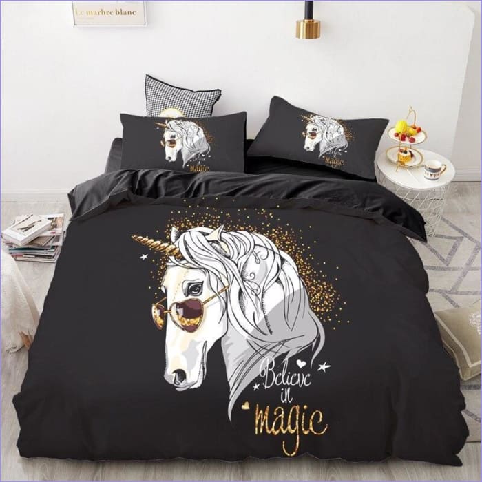 Housse de Couette Licorne Magique