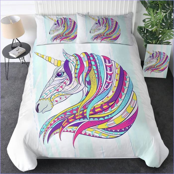 Housse de Couette Licorne Mandala