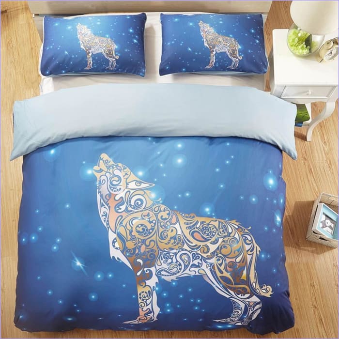 Housse de Couette Loup Arabesque