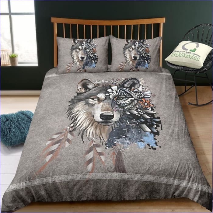 Housse de Couette Loup Cyborg