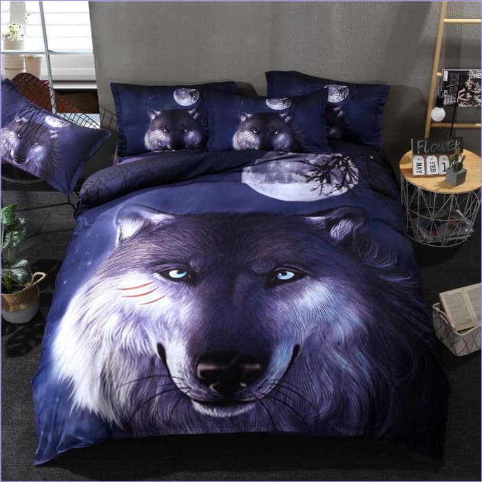 Housse de Couette Loup Dark Moon