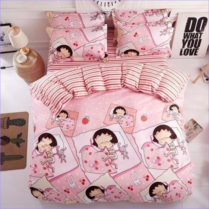 Housse de Couette Manga Fille