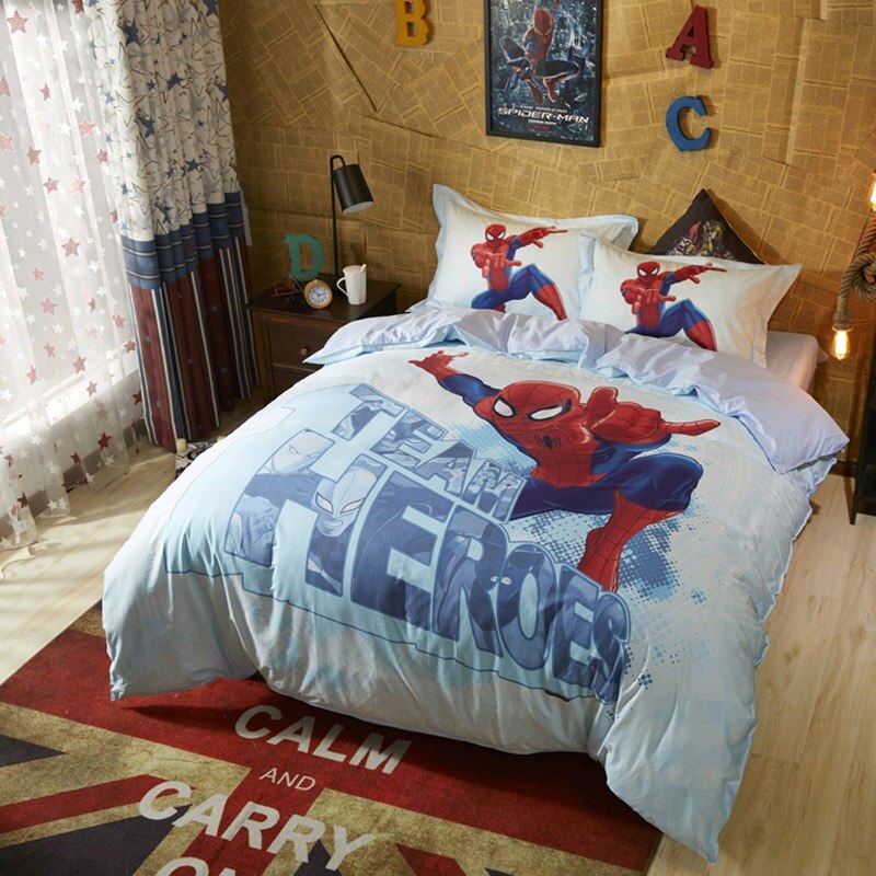 Housse de Couette Marvel Héros Spider Man 100% Coton