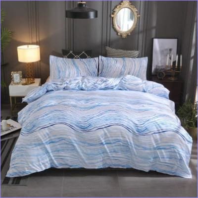 Housse de Couette Moderne Vagues
