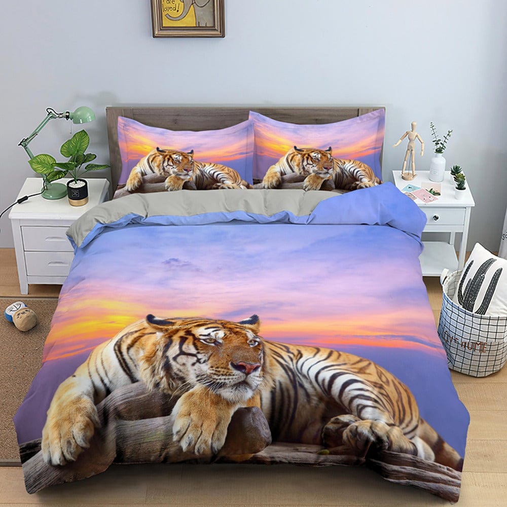 Housse de Couette Motif Tigre