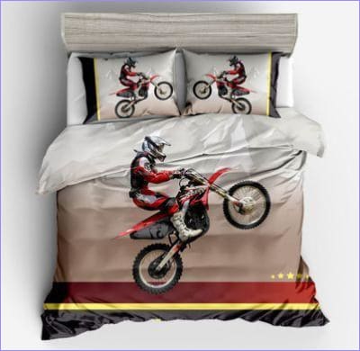 Housse de Couette Moto Cross 140x200