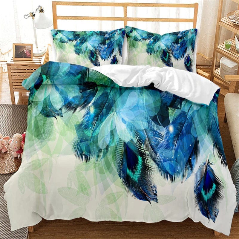 Housse de Couette Plumes 2 Personnes