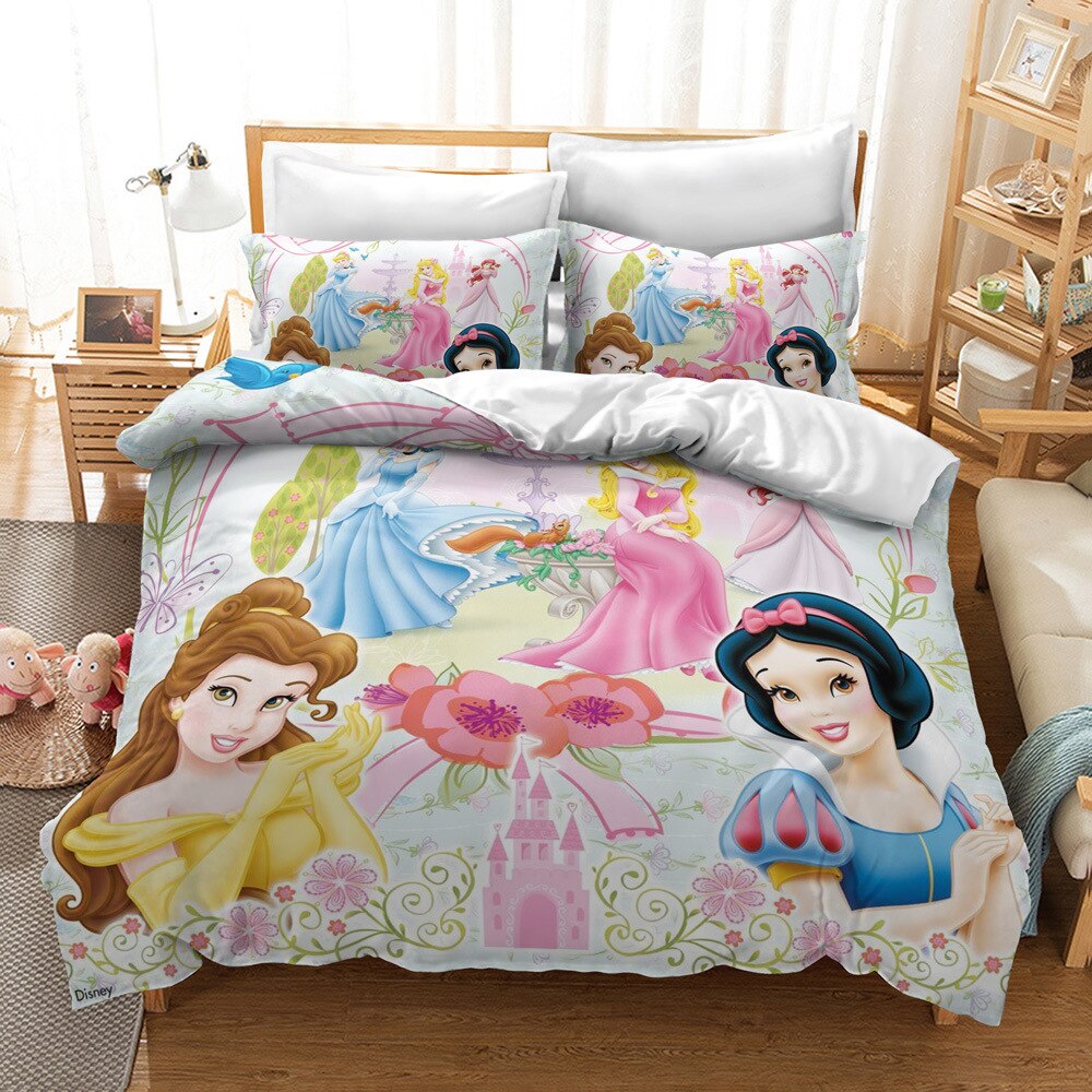 Housse de Couette Princesses Disney Amies