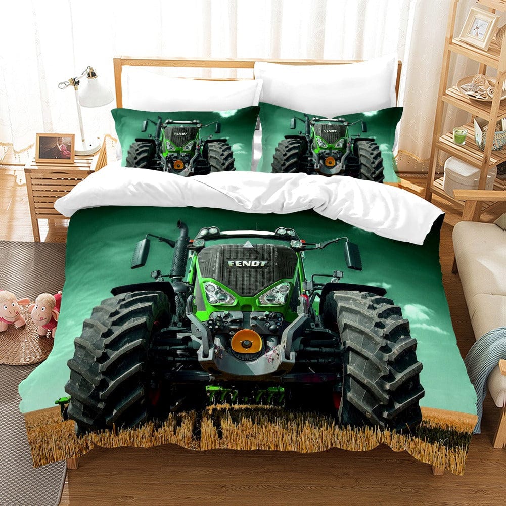 Housse de Couette Tracteur Fendt Vert