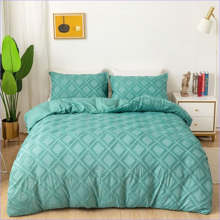 Housse de Couette Verte Opaline