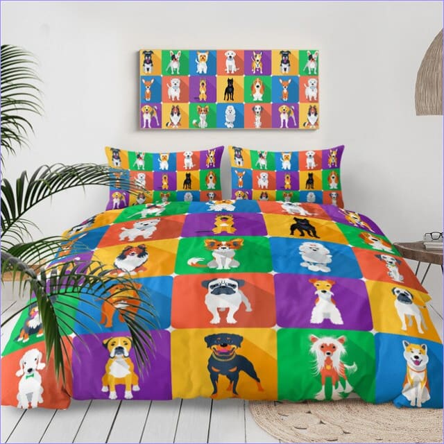 Housse de Couette meute de Chiens
