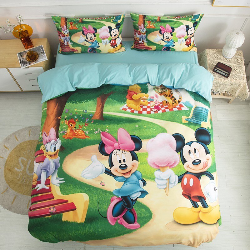 Housse de couette Mickey et Minnie Parc