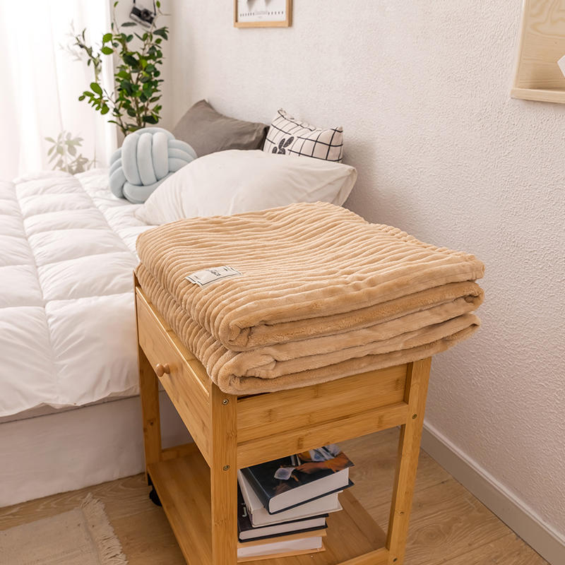 Plaid Marron Couverture De Lit Marron