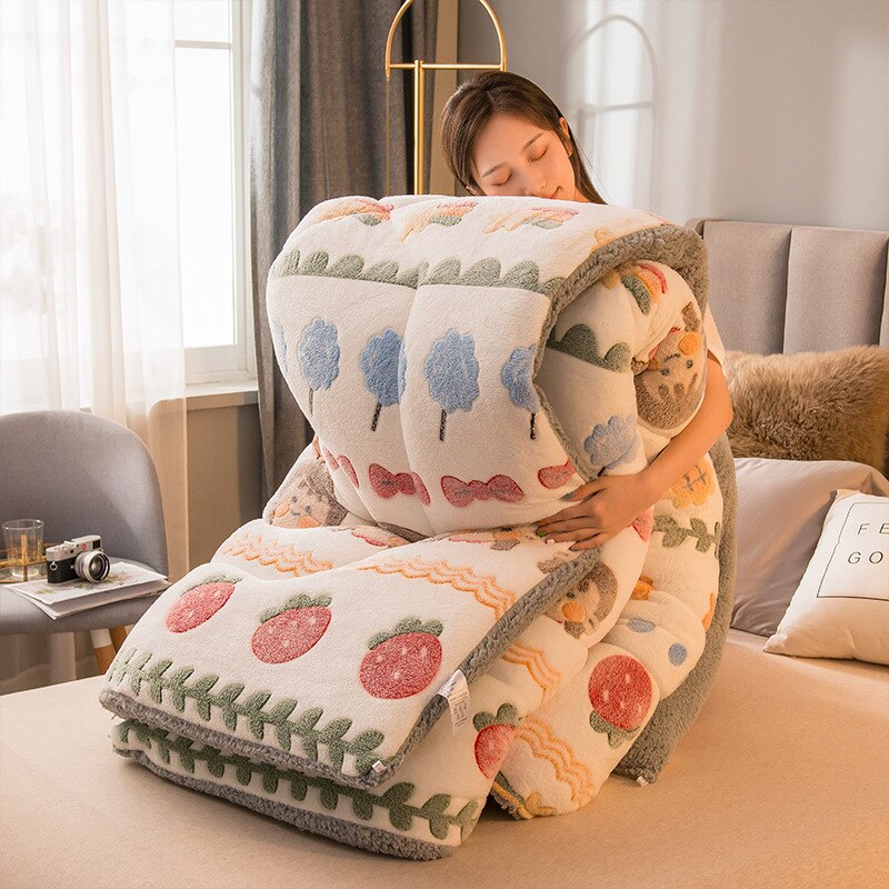 Couette Polaire Blanche Ultra Douce