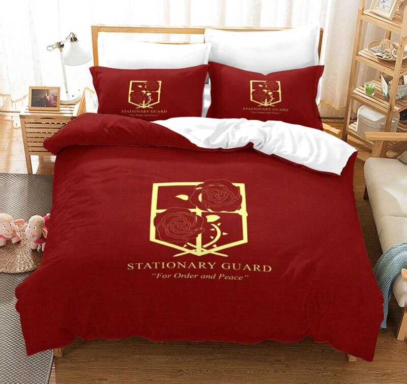 Housse De Couette Attaque Des Titans Garnison