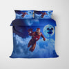 Housse De Couette Avengers Iron Man Dans Le Ciel