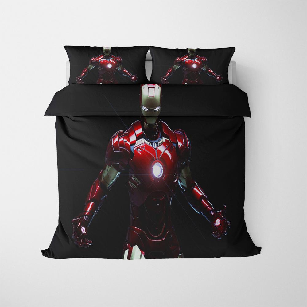 Housse De Couette Avengers Iron Man Dans Le Noir