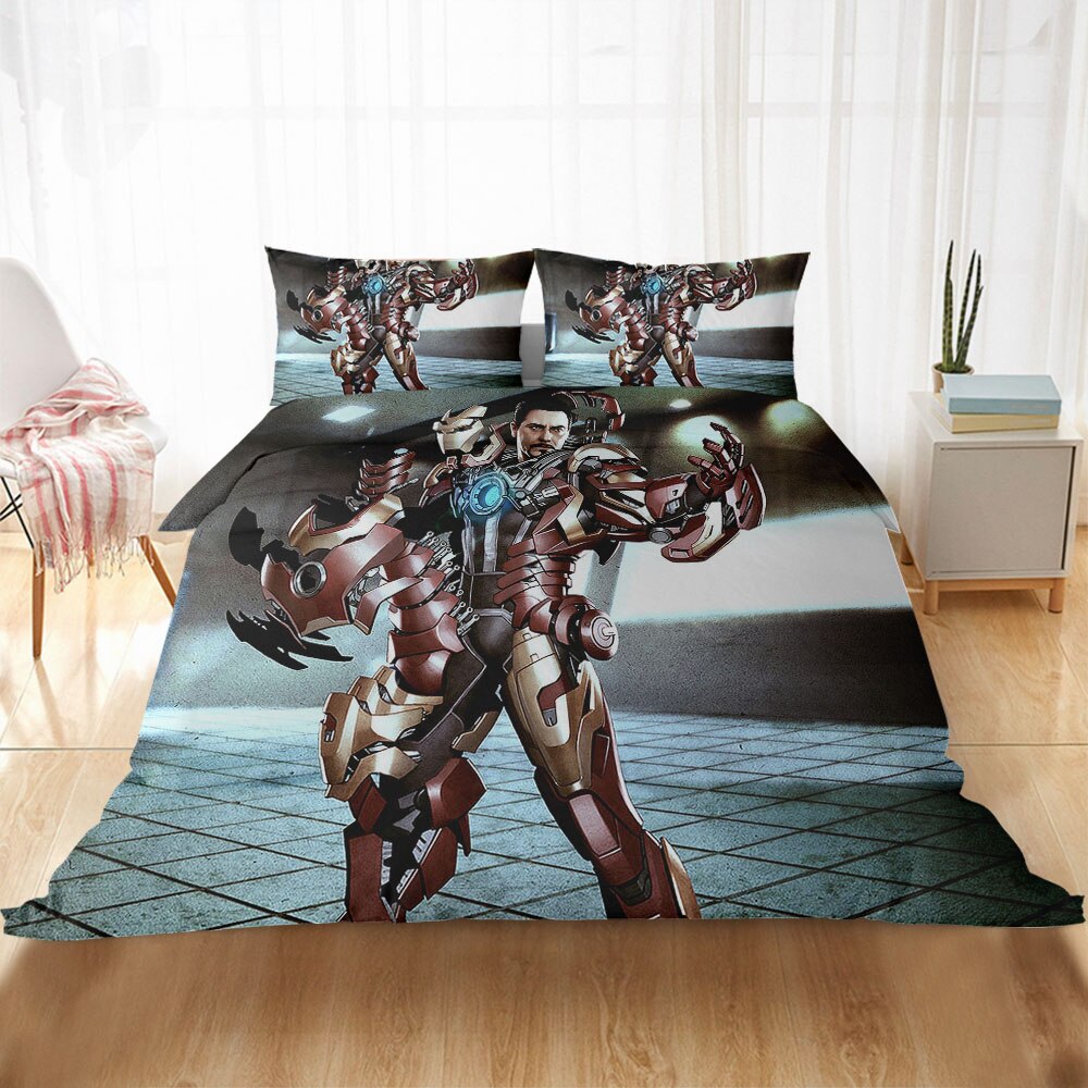 Housse De Couette Avengers Iron Man Tony Stark