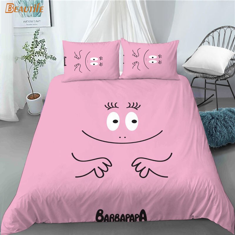 Housse De Couette Barbapapa Rose