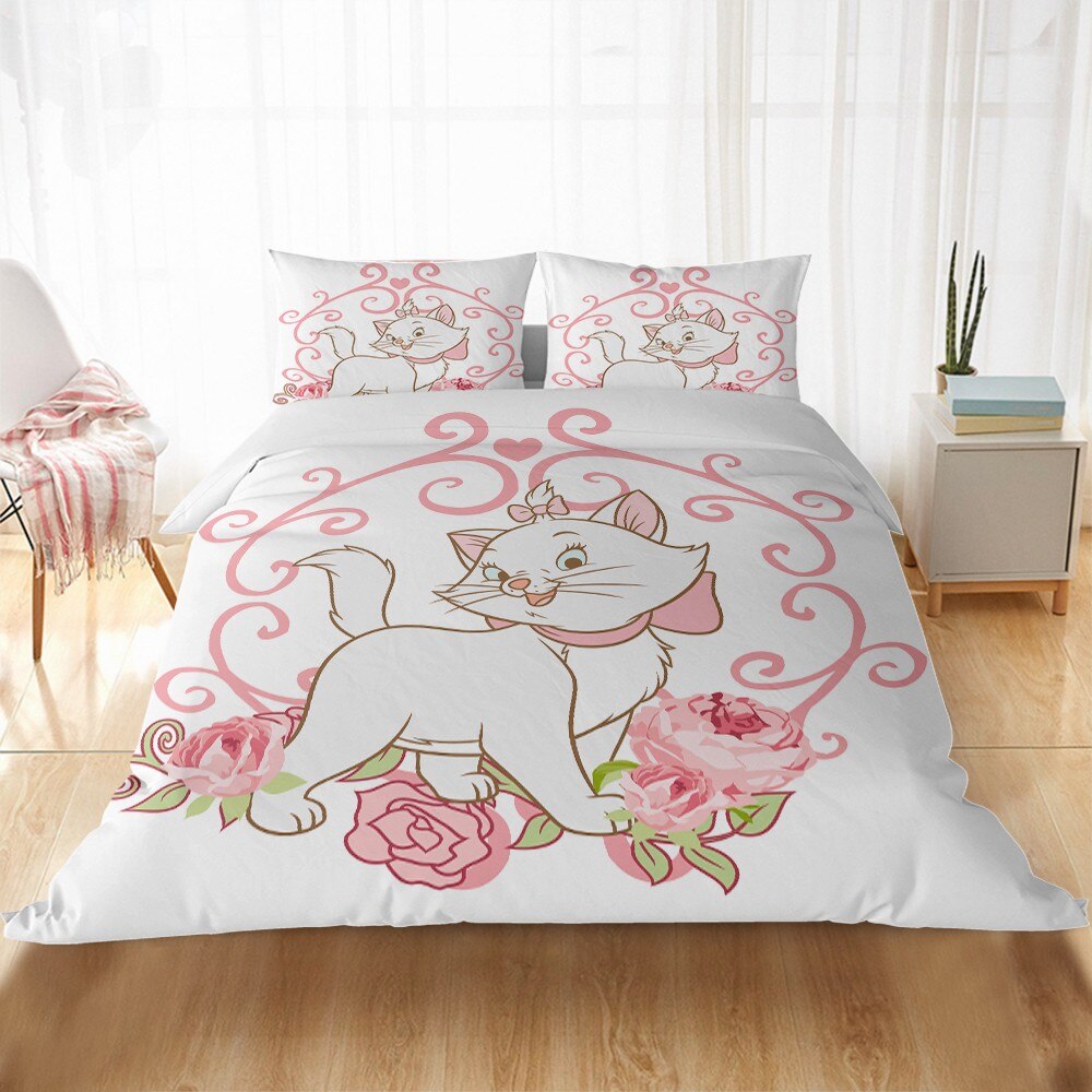 Housse De Couette Blanche Les Aristochats Marie