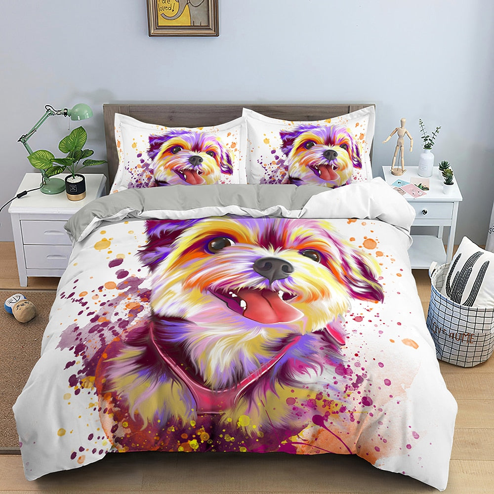 Housse De Couette Blanche Morkie