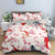 Housse De Couette Blanche et Rose Poissons Carpes