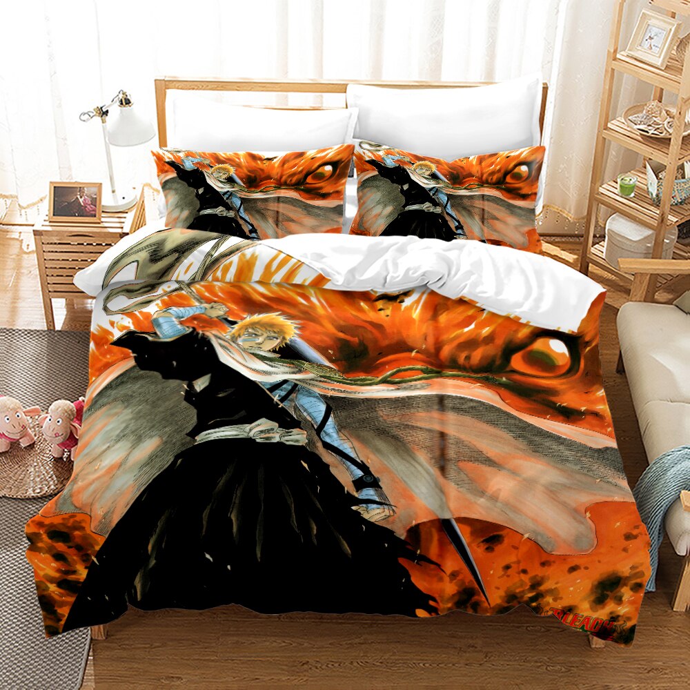 Housse De Couette Bleach Ichigo Feu