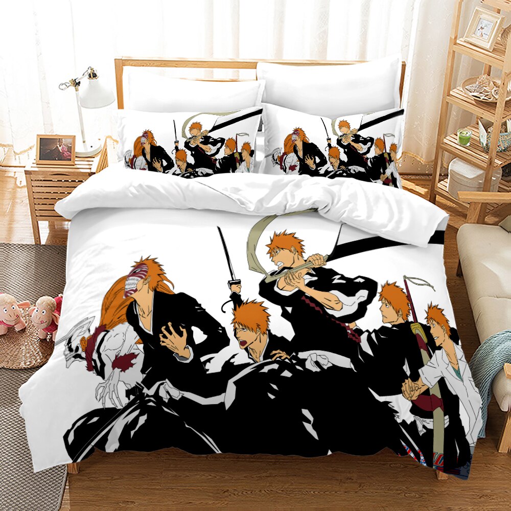 Housse De Couette Bleach Ichigo Kurosaki Blanche