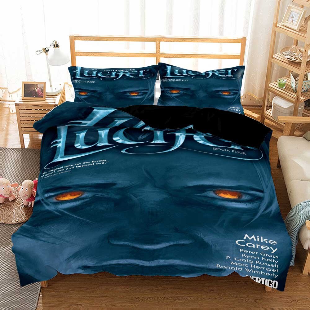 Housse De Couette Bleue Lucifer