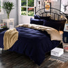 Housse De Couette Bleue Marine Polyester