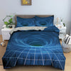 Housse De Couette Bleue Trou Sans Fin