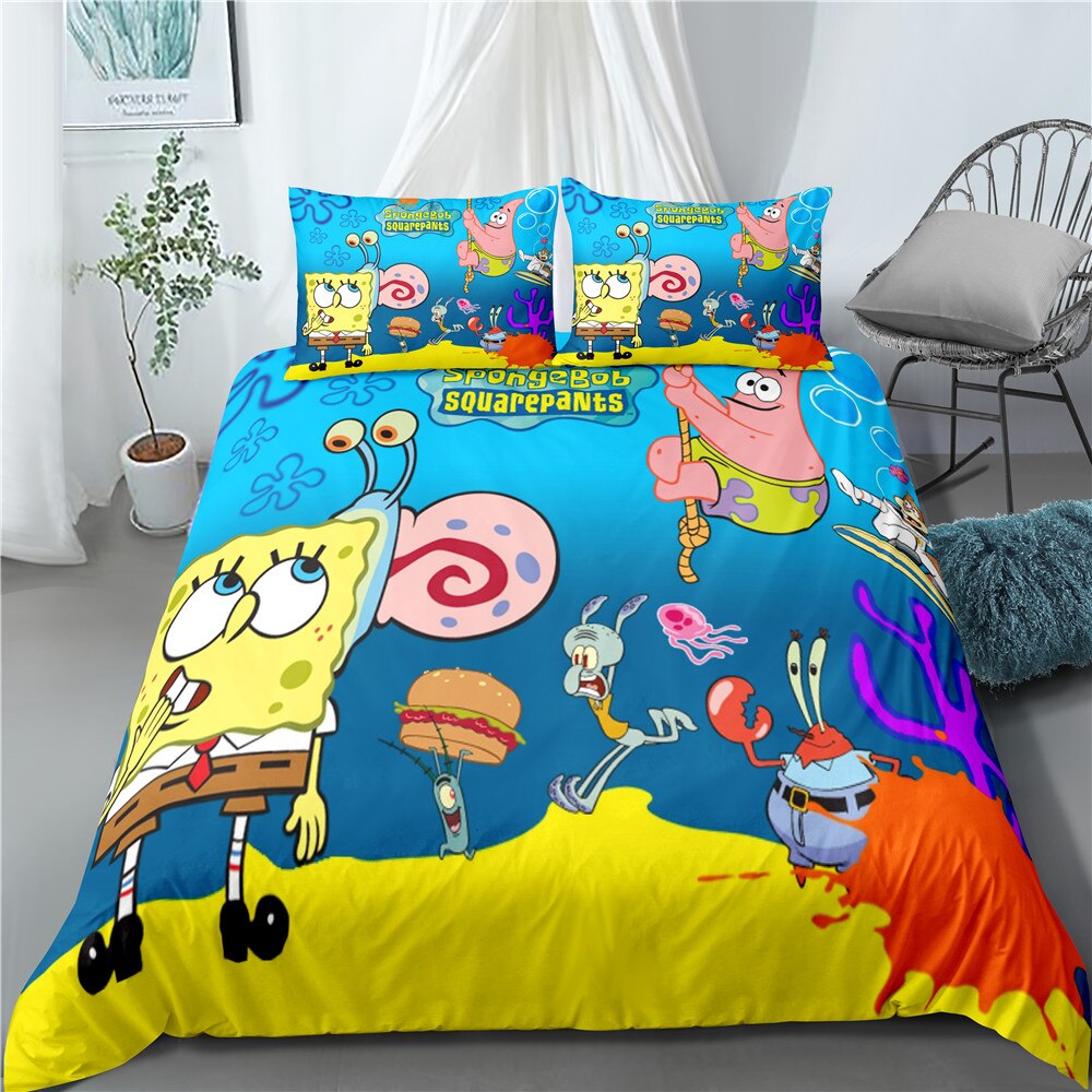 Housse De Couette Bob L'Eponge Bikini Bottom