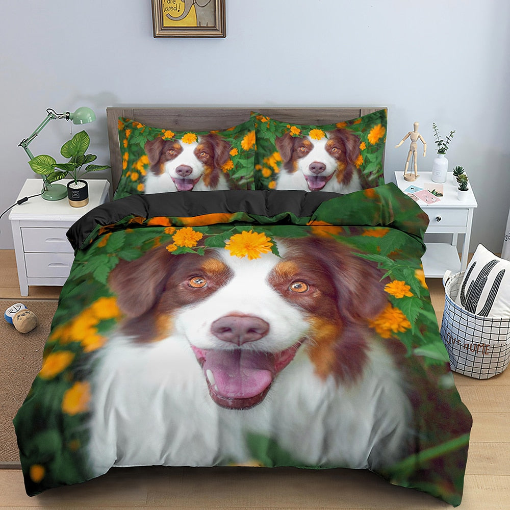 Housse De Couette Chien Border Collie