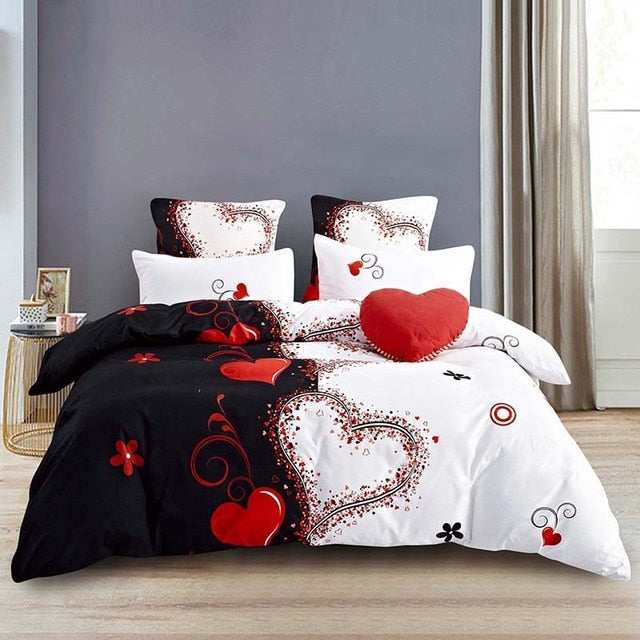 Housse De Couette Cœur Saint Valentin