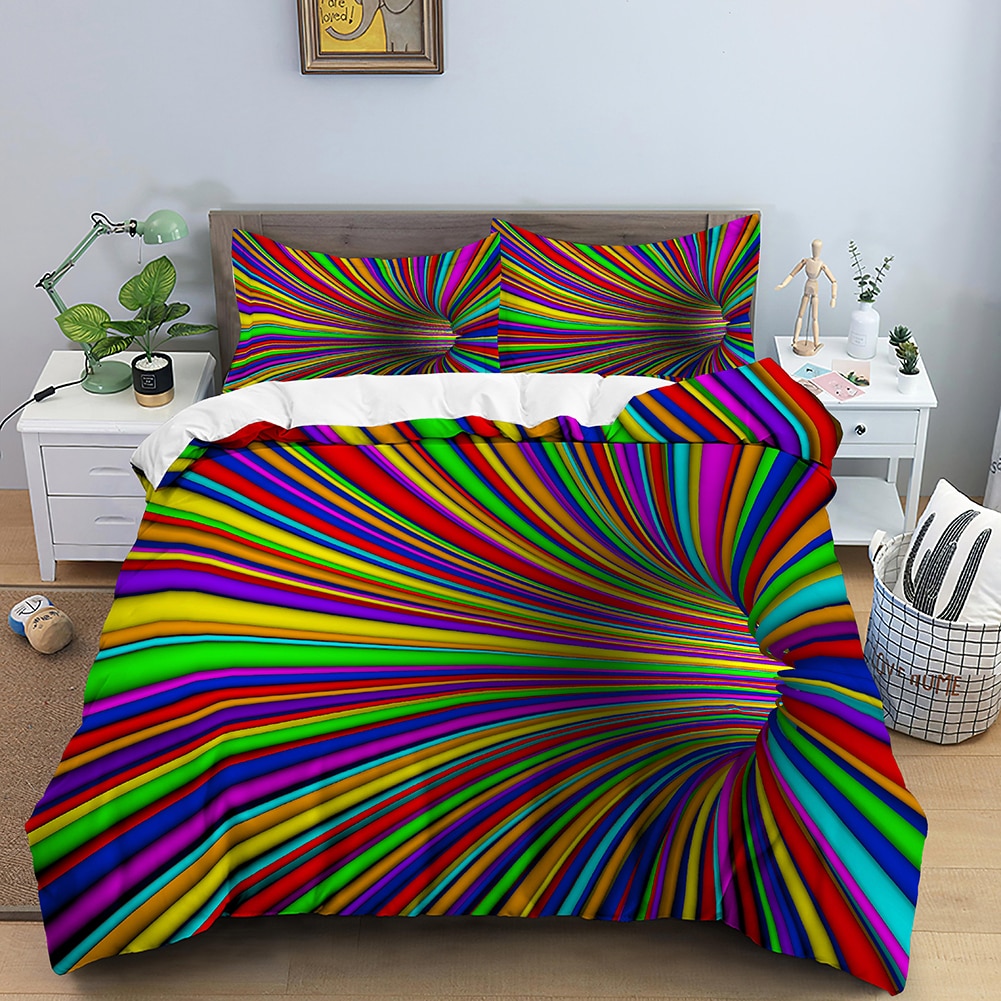 Housse De Couette Couloir Multicolore