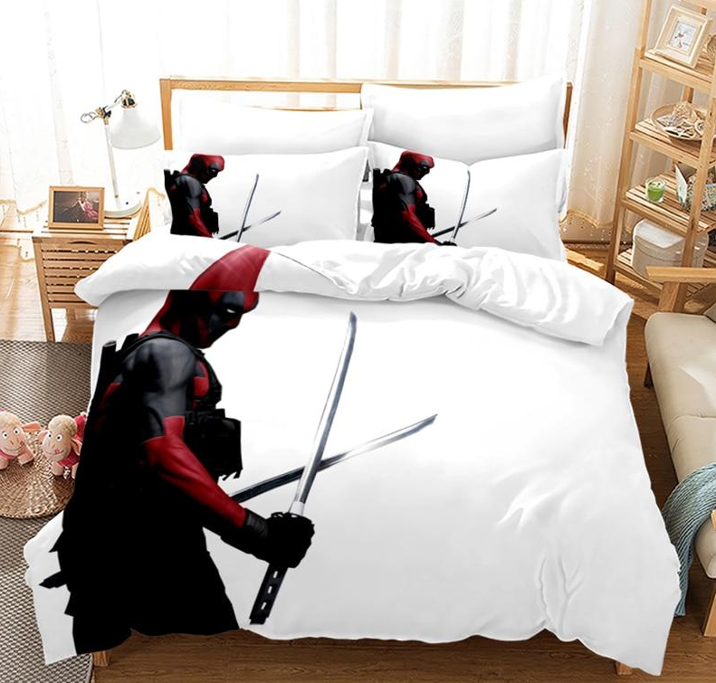 Housse De Couette Deadpool Blanche