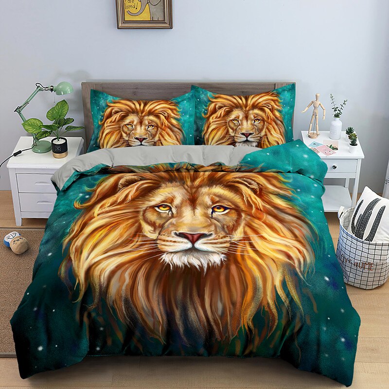 Housse De Couette Dessin Lion