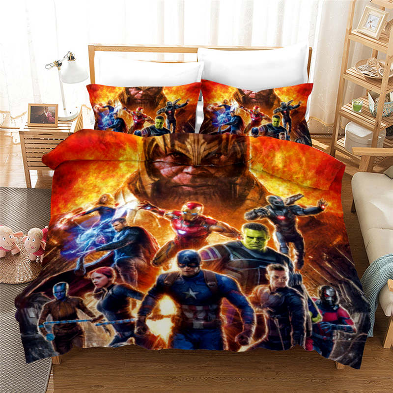 Housse De Couette Disney Marvel Avengers Contre Thanos