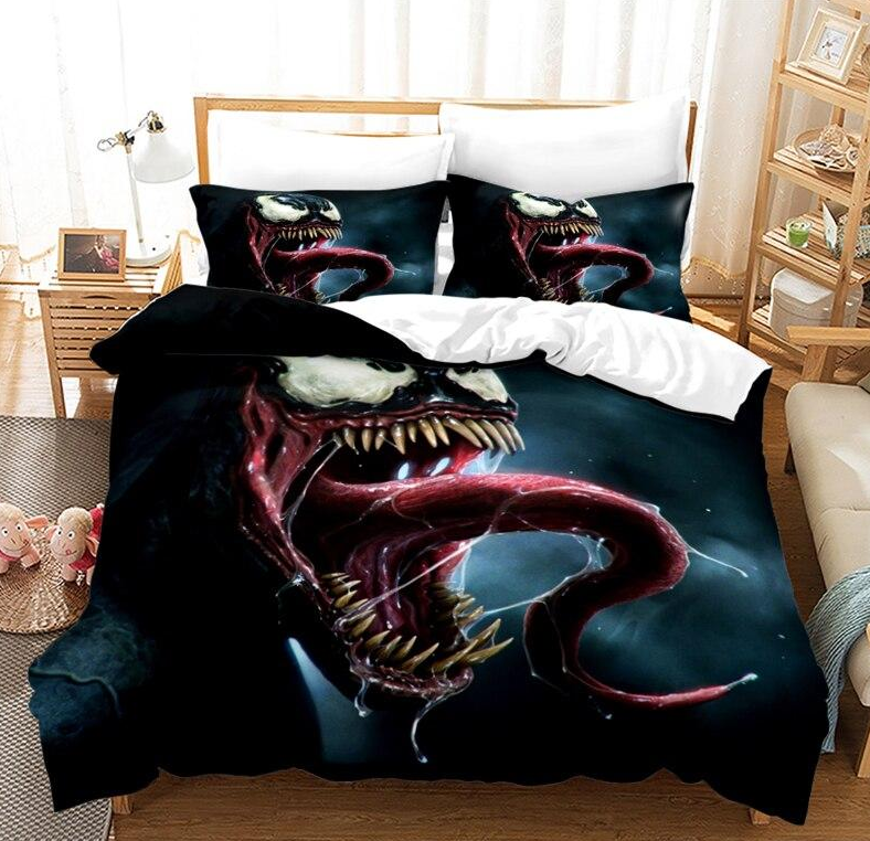 Housse De Couette Disney Marvel Venom Tire La Langue