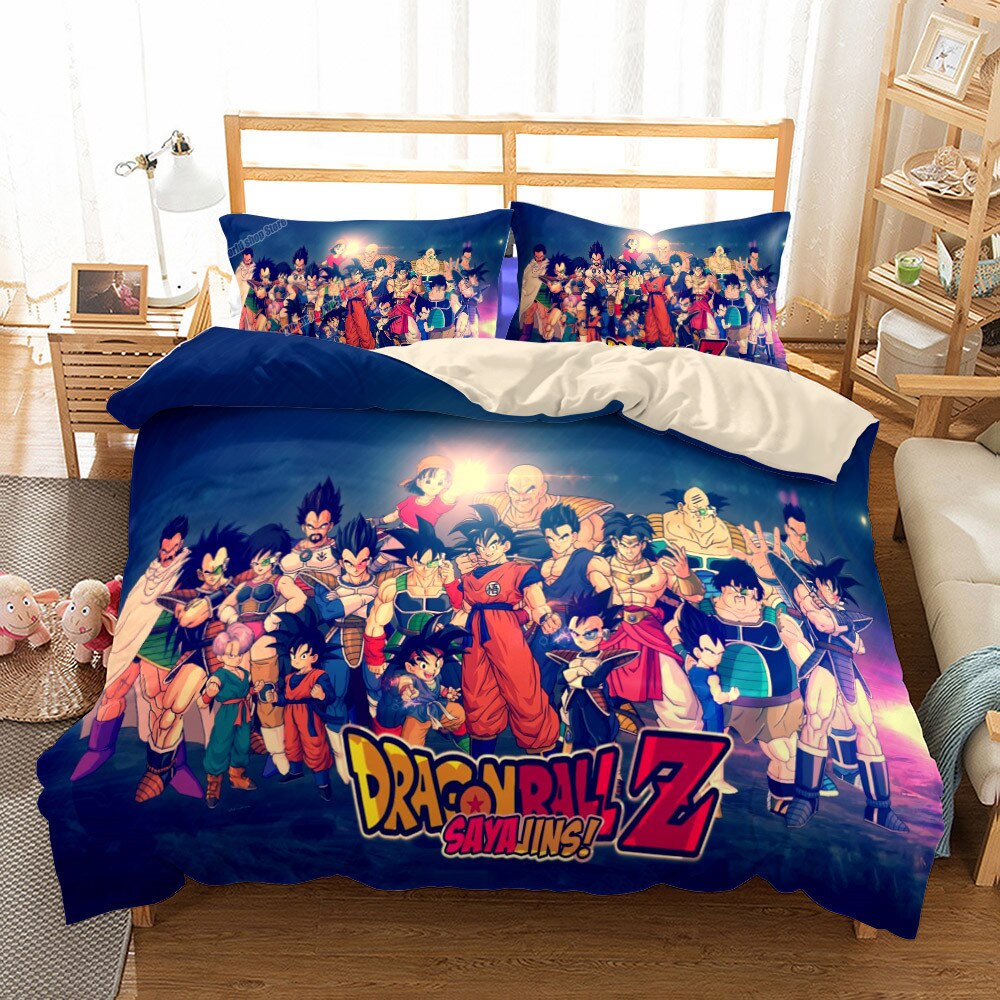 Housse De Couette Dragon Ball Sayajins