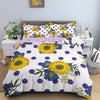 Housse De Couette Fleurie Tournesol