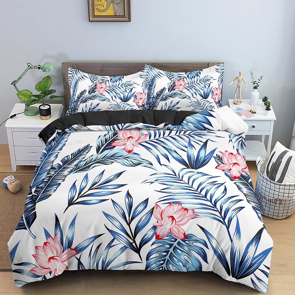 Housse De Couette Fleurie Tropical