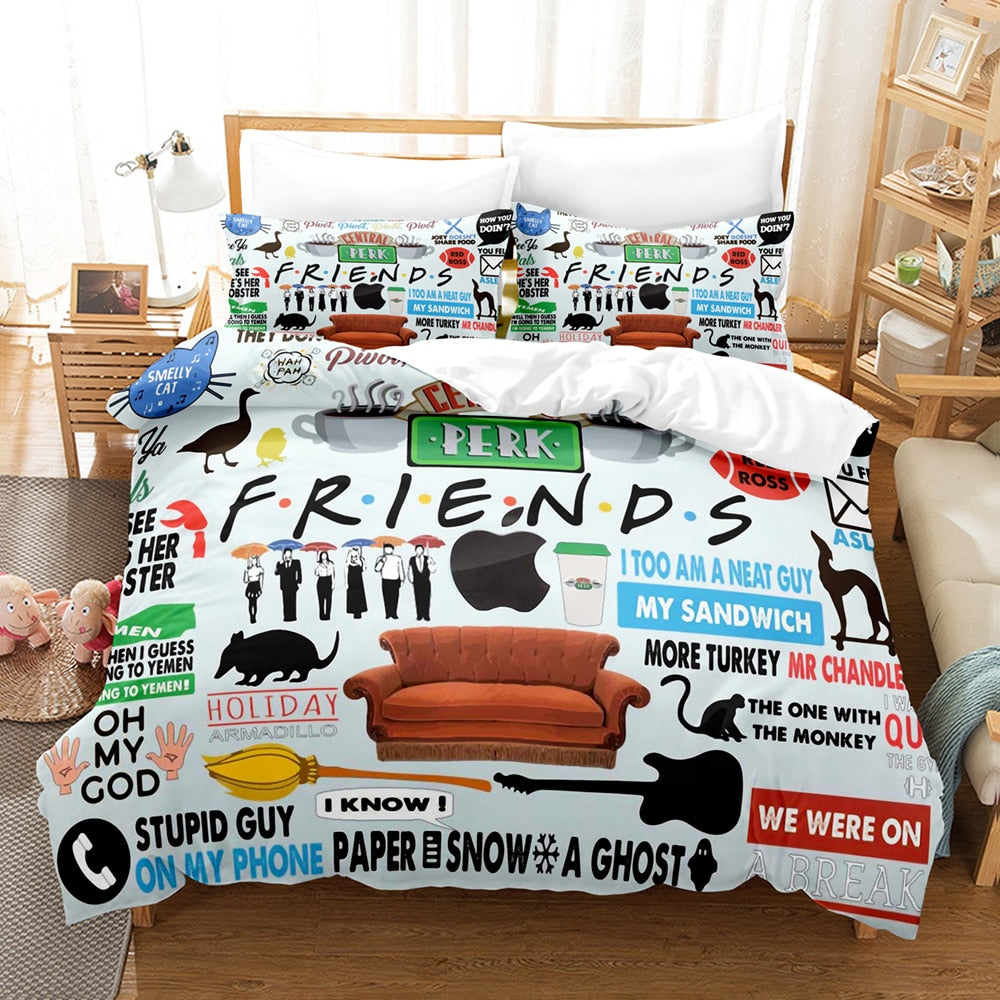 Housse De Couette Friends Icones