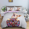 Housse De Couette Grise Chihuahua Donuts