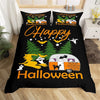 Housse De Couette Happy Halloween Noir