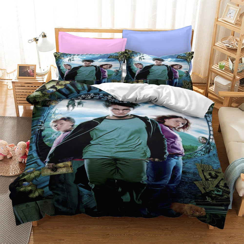 Housse De Couette Harry Potter, Ron Et Hermione