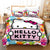 Housse De Couette Hello Kitty Multicolore