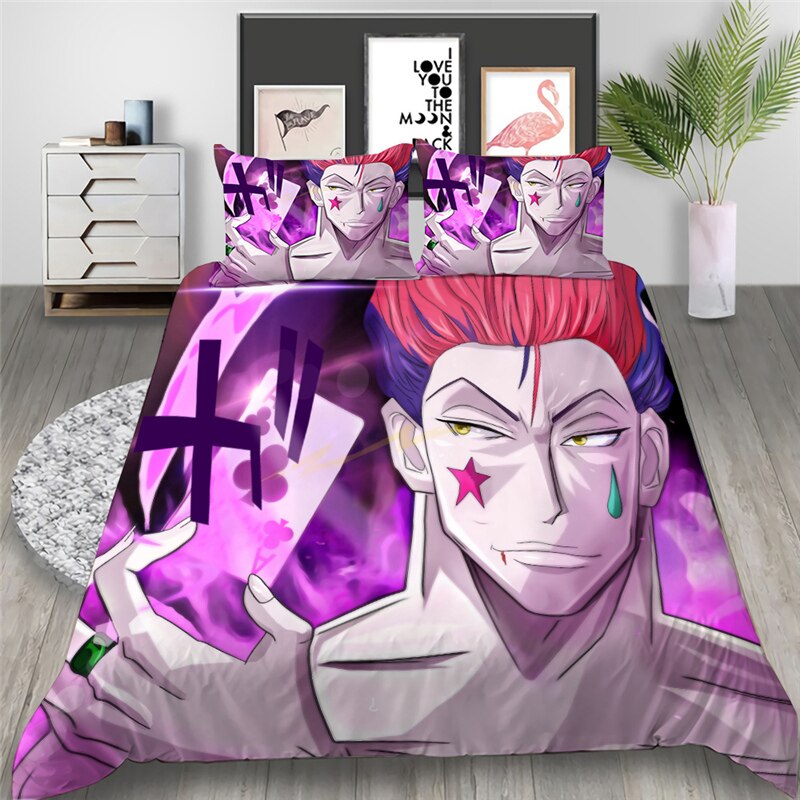 Housse De Couette Hunter X Hunter Hisoka Violette